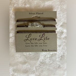 Wrap bracelet Silver Plated (NWT)